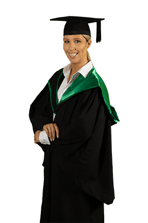 Australian Catholic University Master of Education graduation gown set ...