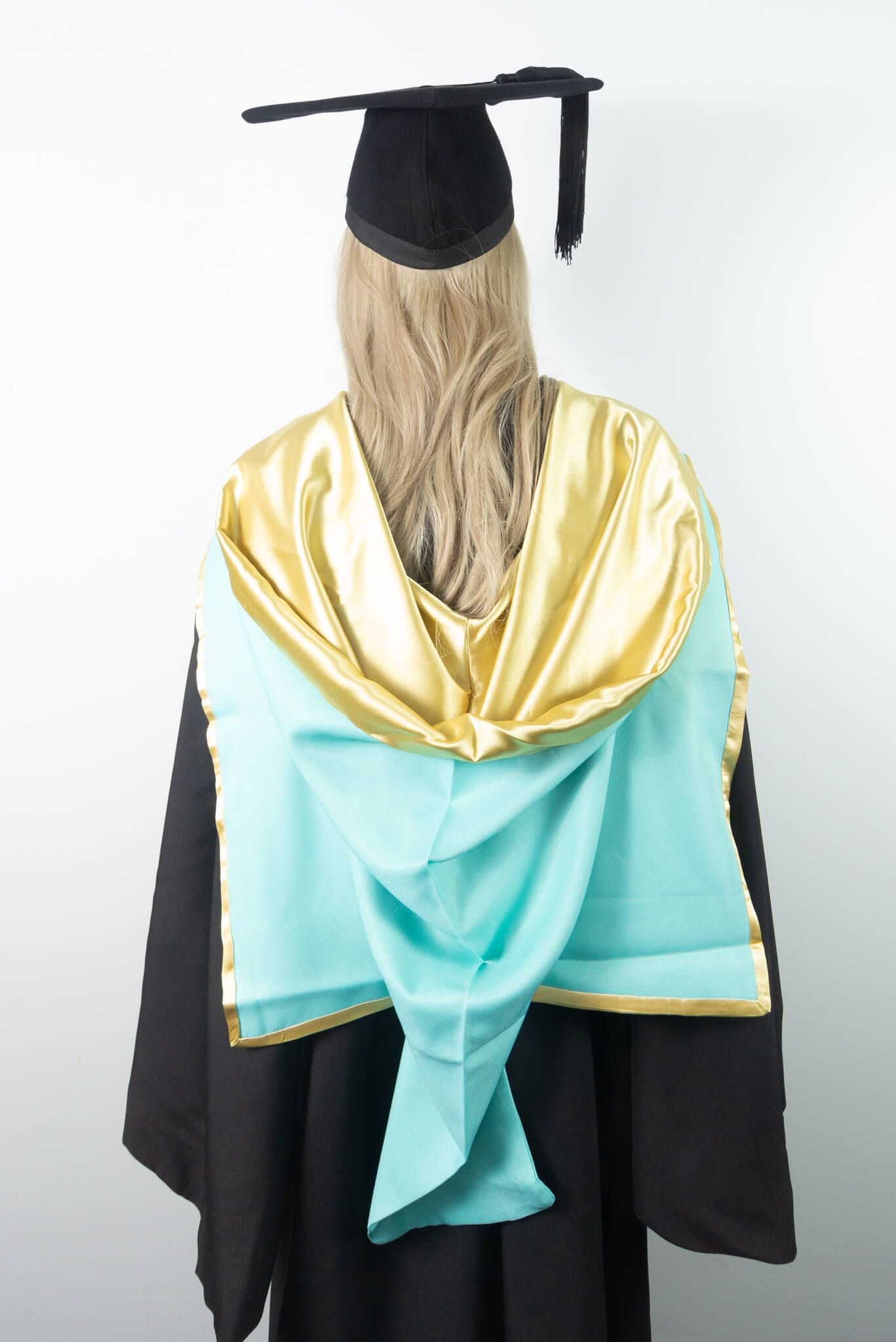 Monash University Master of Science graduation gown set Back view