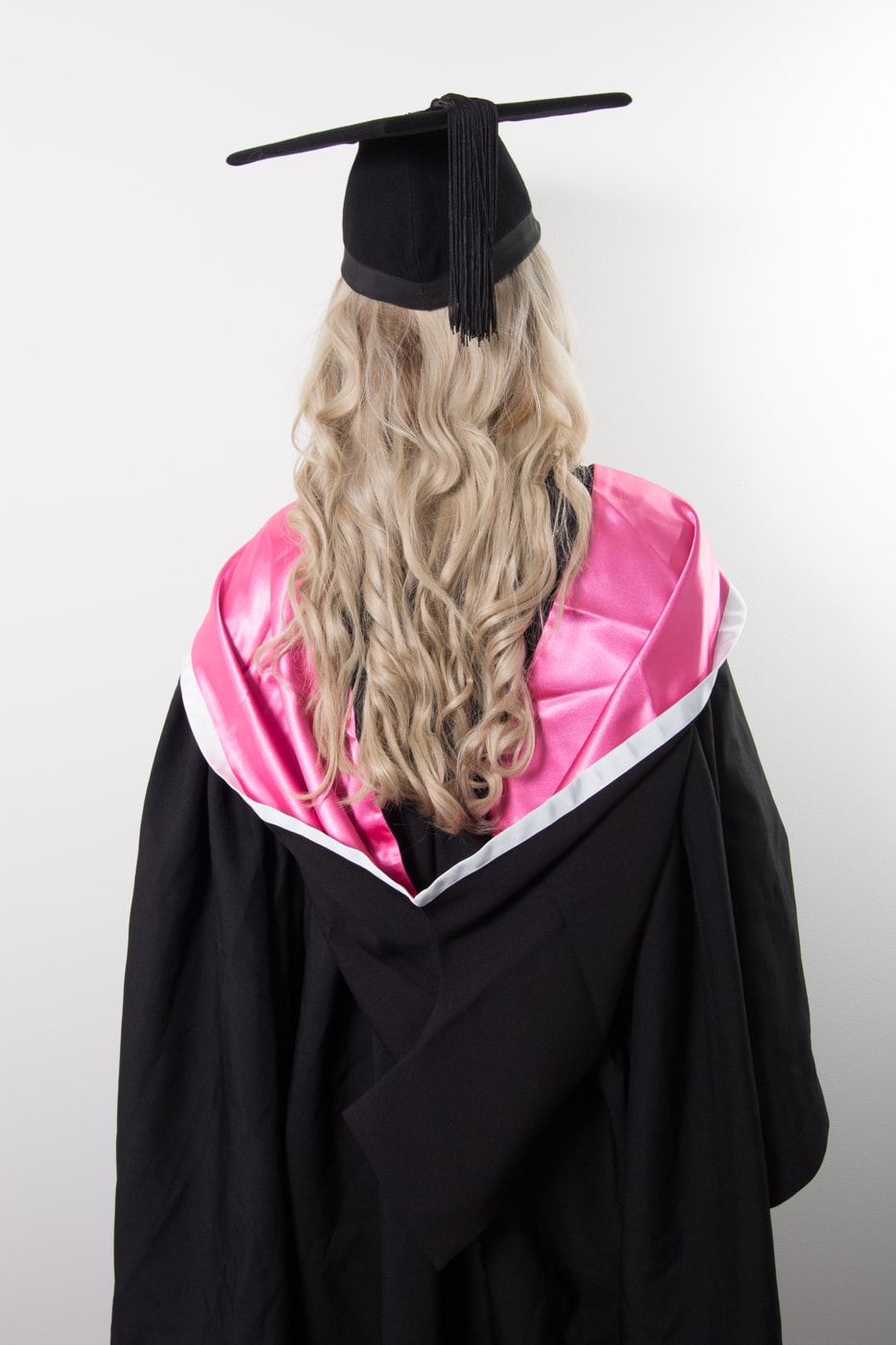 RMIT Bachelor of Nursing graduation gown set Back view