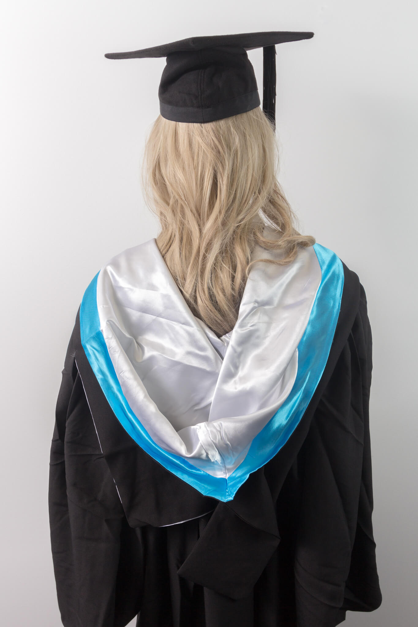 USyd master of nursing graduation gown set Back view