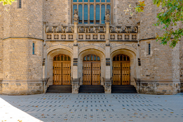 Adelaide Uni Bonython Hall Doors