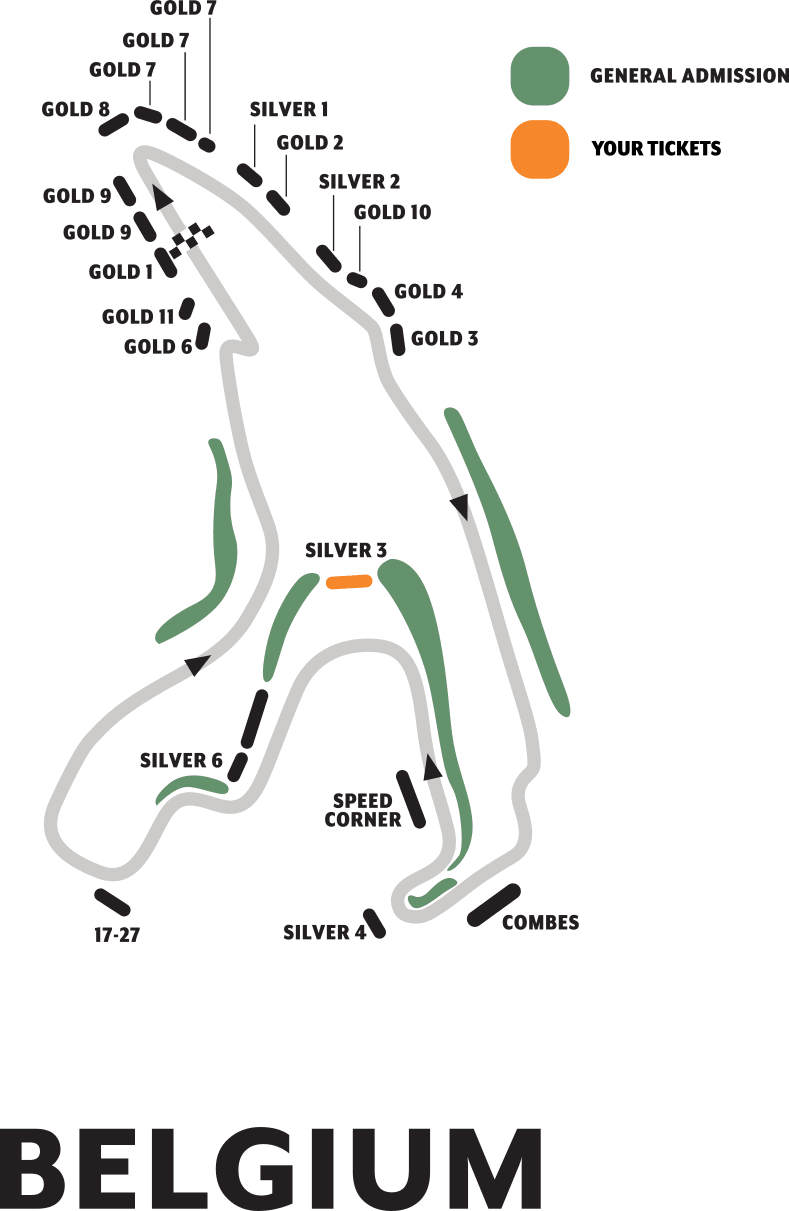 F1 tickets Belgian GP 2025 • Buy ticket to Spa Francorchamps