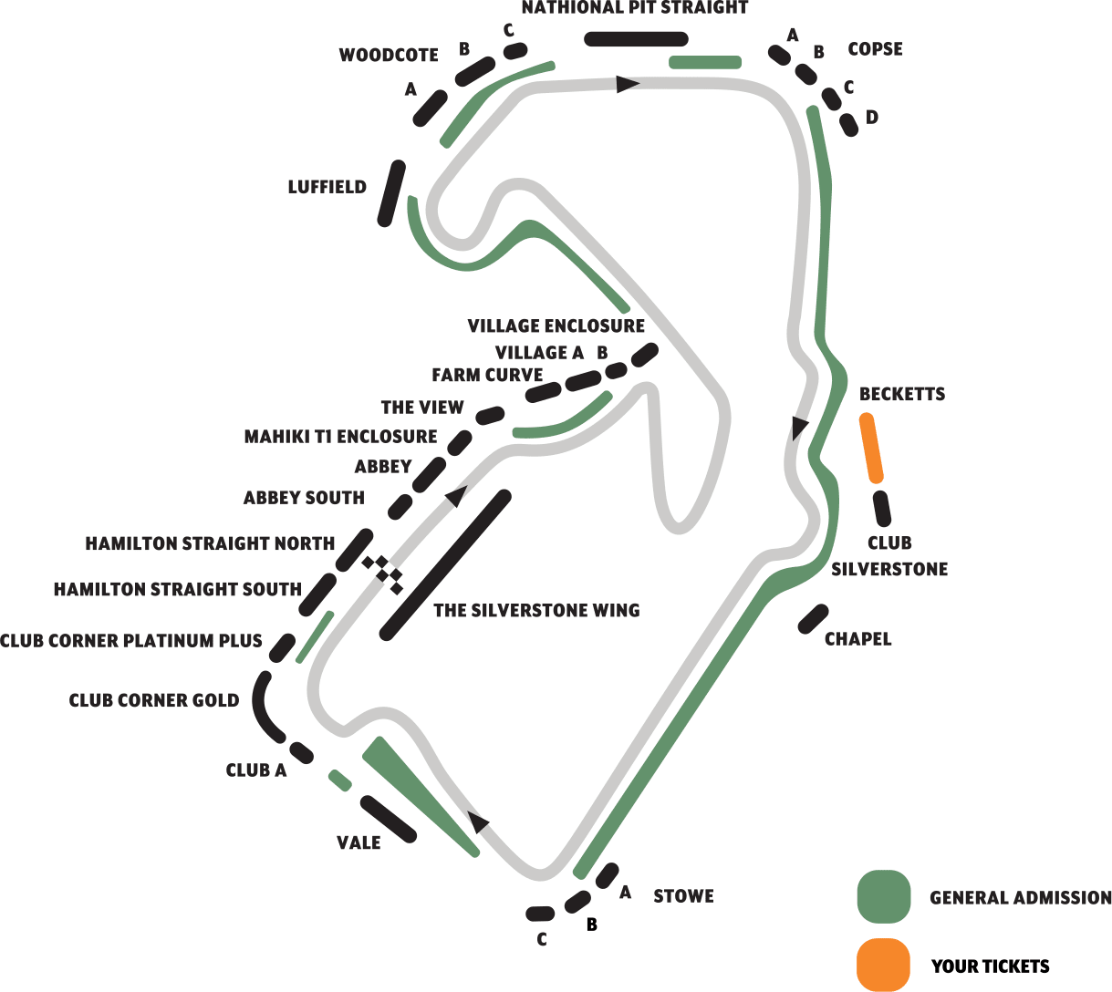 F1 tickets British GP 2025, Silverstone