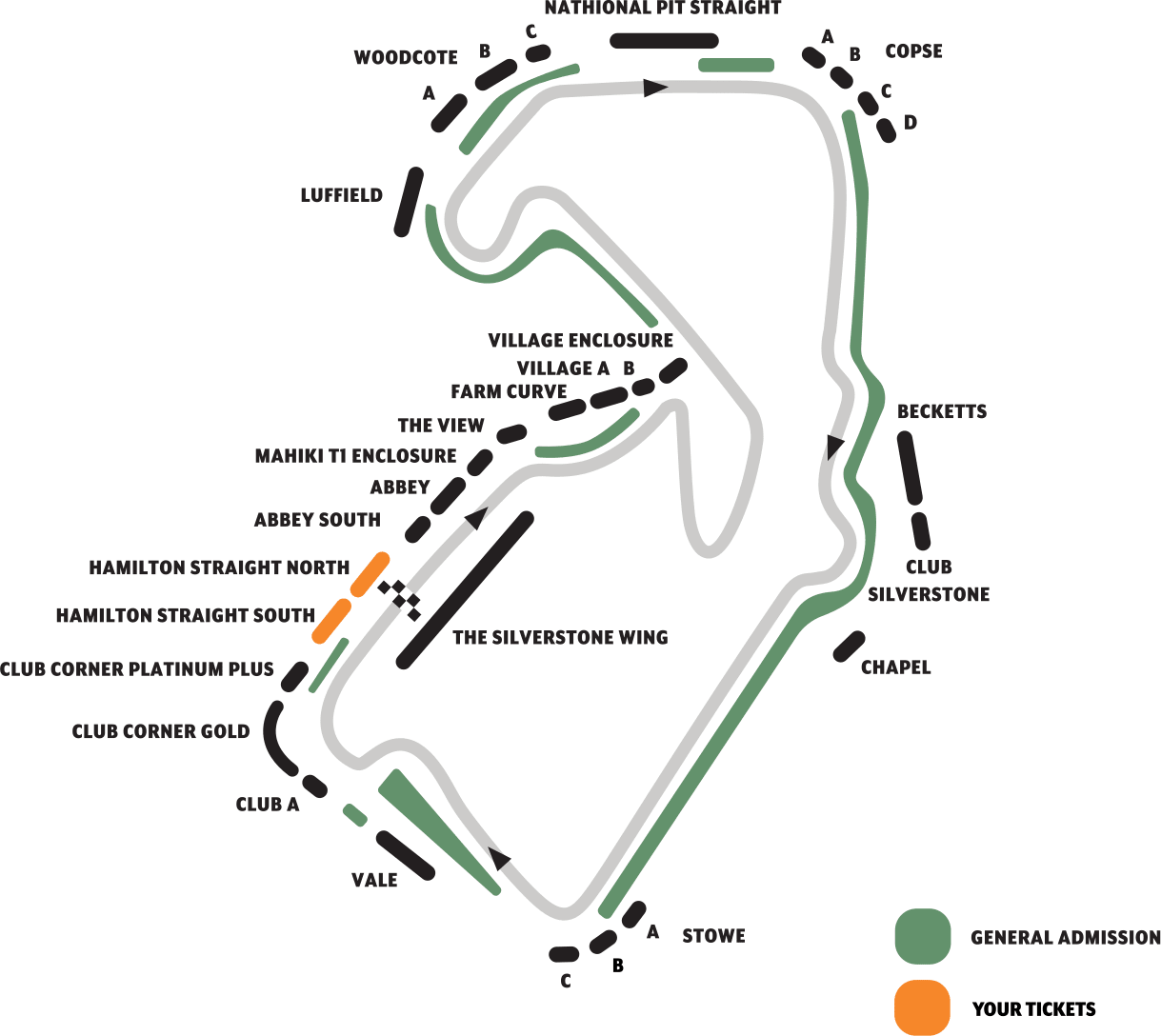 F1 tickets British GP 2025, Silverstone