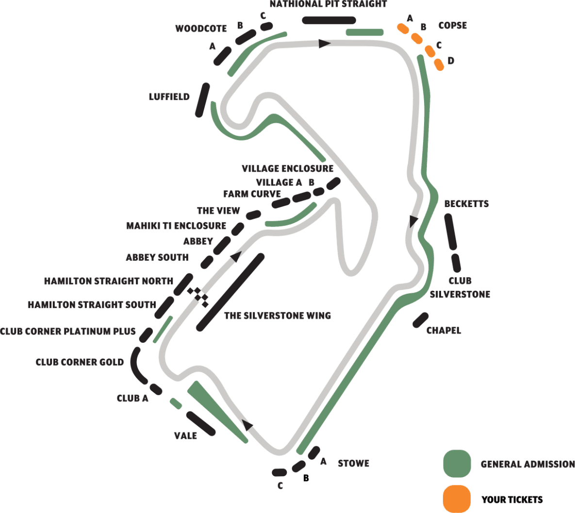 F1 tickets British GP 2025, Silverstone
