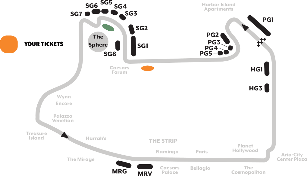 F1 tickets to Las Vegas GP 2025 • Buy ticket