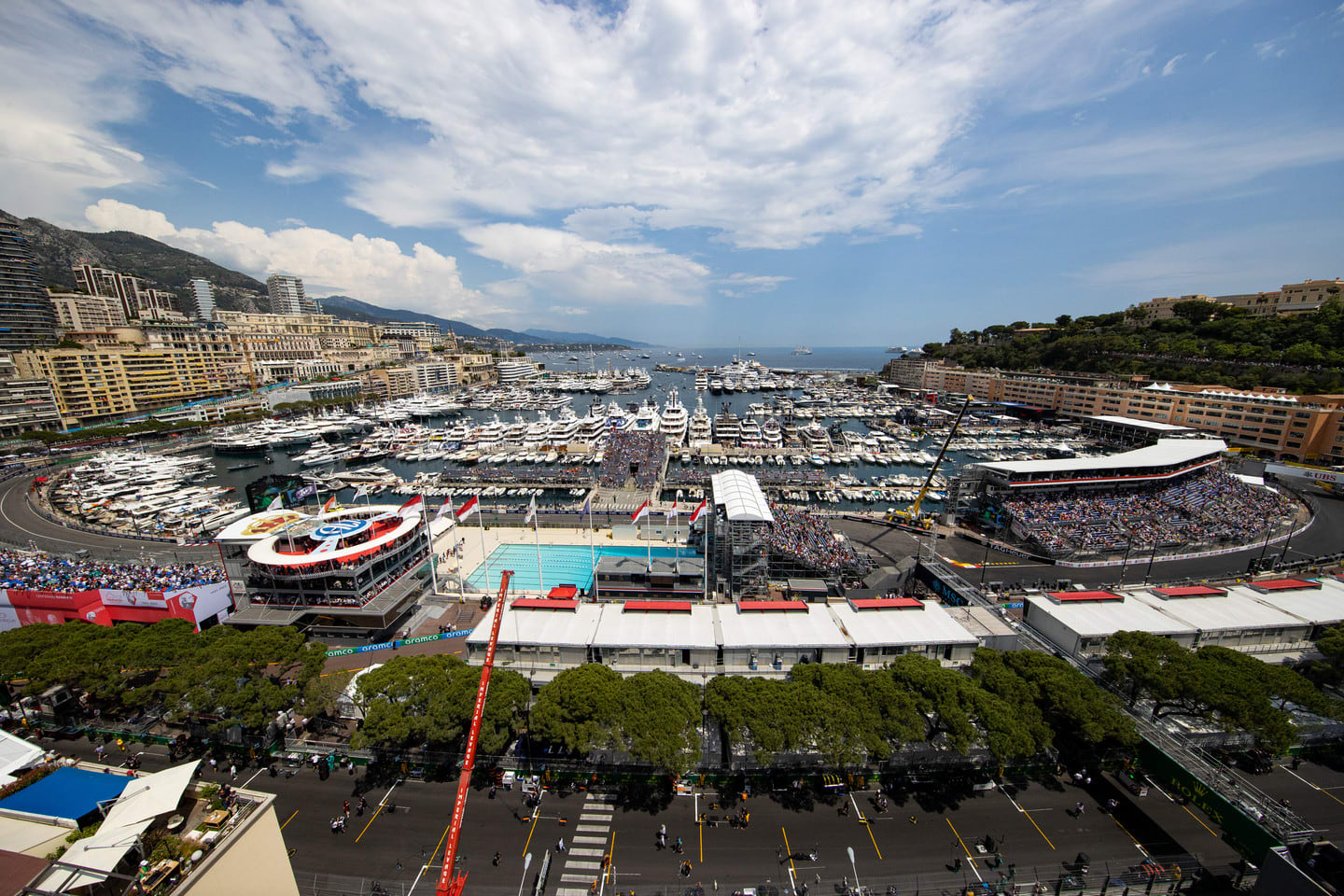 Monaco GP shangri la rooftop