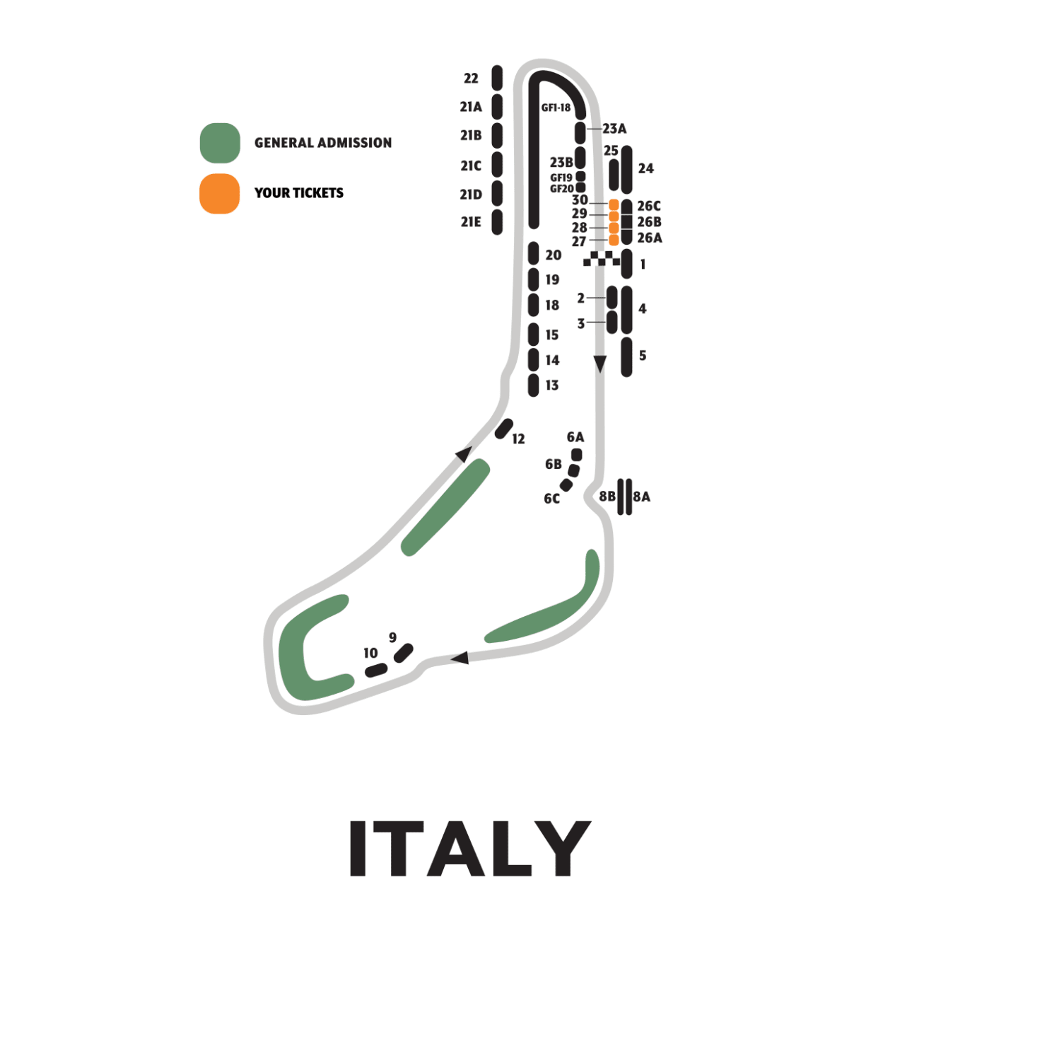 F1 tickets Monza 2024, Italian GP in Italy