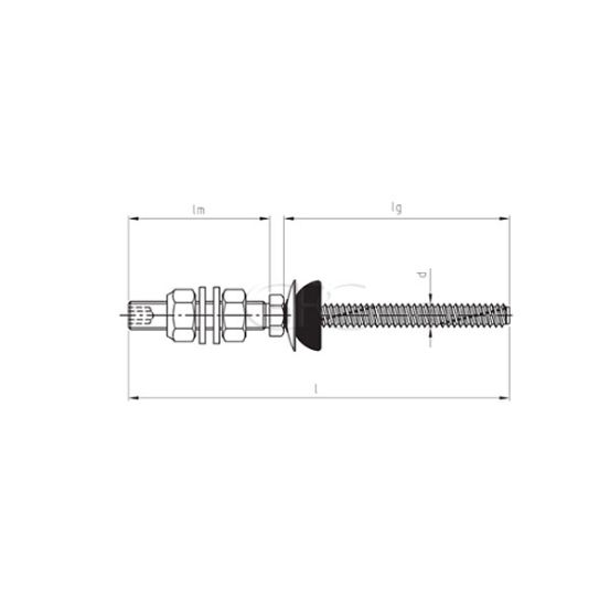 GPC Solarschroef BZ 8.0*100/50-FZD (metalen steunbalk) (10) 782 img