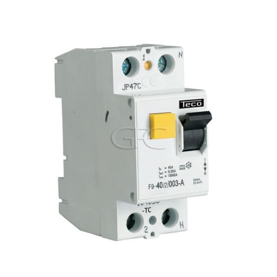 F9252003A / 157895 Teco Differentieelschakelaar F9 TC 2P 25A 30mA Type A 2815 img