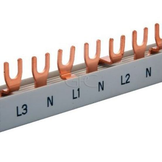 T16420FE Teco CONEXBOX Kamgeleider vork voor 3N400 net monofasige verdeling N-L1-N-L2-N-L3 80A 16mm² 355mm 3787 img