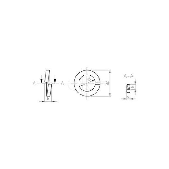 GPC Veerring DIN 127B A2 M8 8.1mm (1000) 261 img