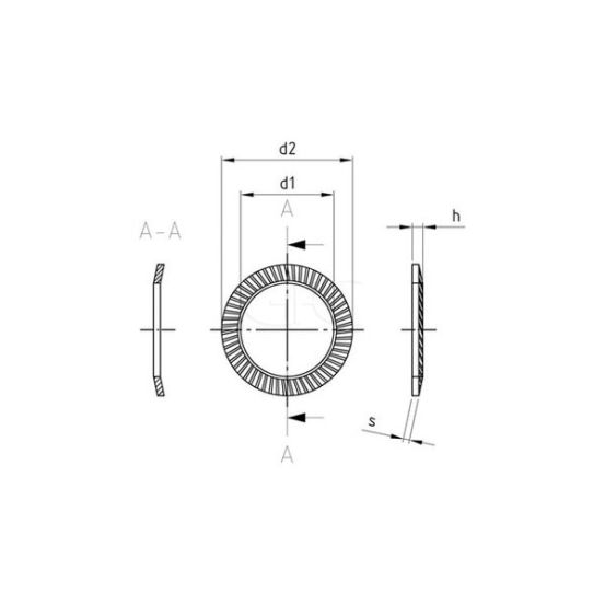 GPC Borgveerring 'S' A2 M8 8.4mm 267 img