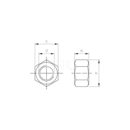 GPC Zeskantmoer DIN 934 A2 M5 974 img