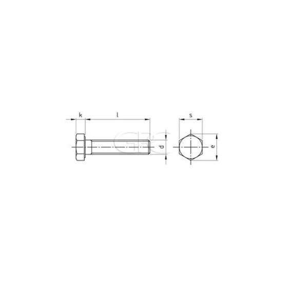 GPC Zeskantbout DIN 933 A2 M10*40 (100) 3484 img