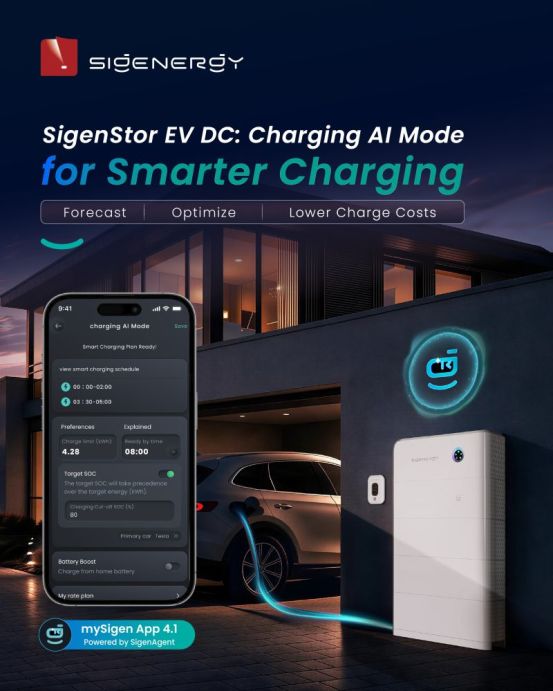 Sigen SigenStor EV DC Charger 25 kW 10M Cable 12117 img