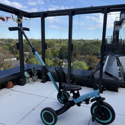 Adjustable Toddler Bicycle with removable pusher thumbnail 2