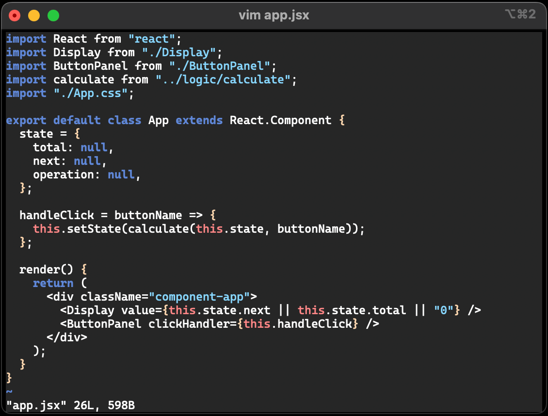 highlighting syntax vim