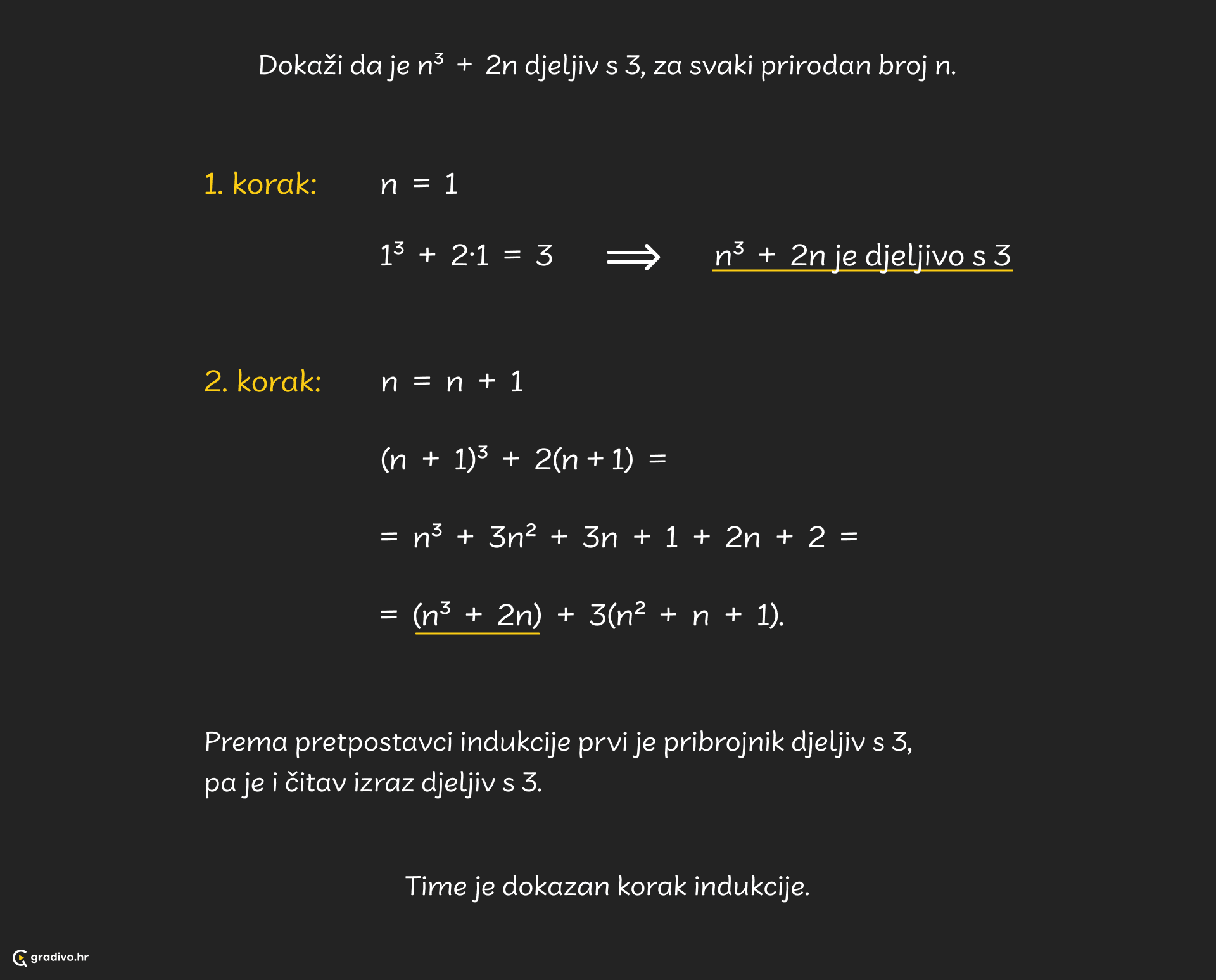 Matematicka indukcija primjer - desktop