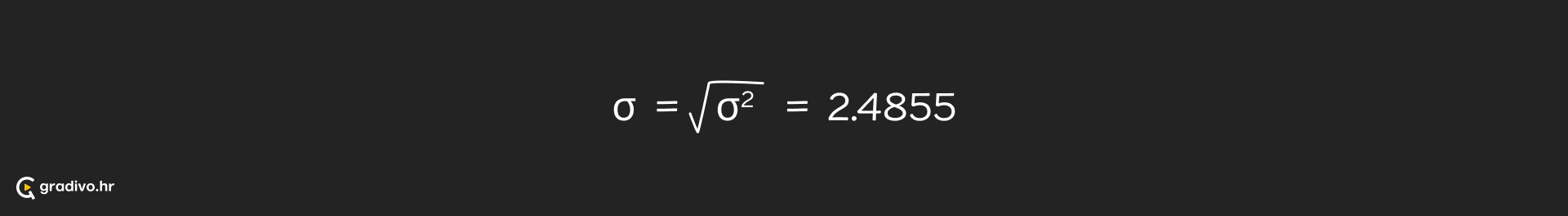 Standardna devijacija - desktop