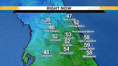 Cold Front Brings Chilly Start In Orlando Area