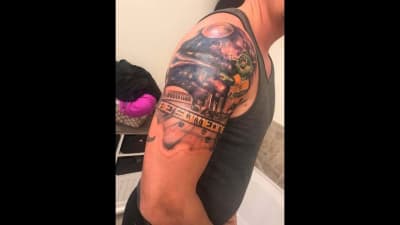 Houston man gets the most Houston tattoo ever