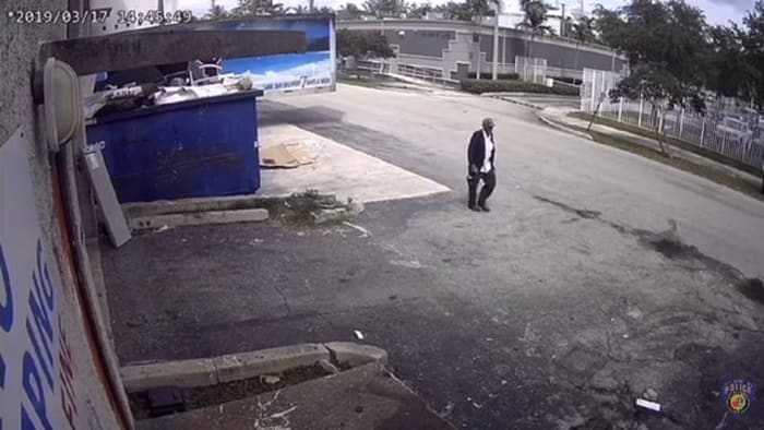 Man sought in connection with fire at Habitat for Humanity store in