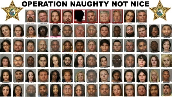 Black Pornstar Arrested - Porn star, teen among the 80 arrested in Polk County prostitution sting