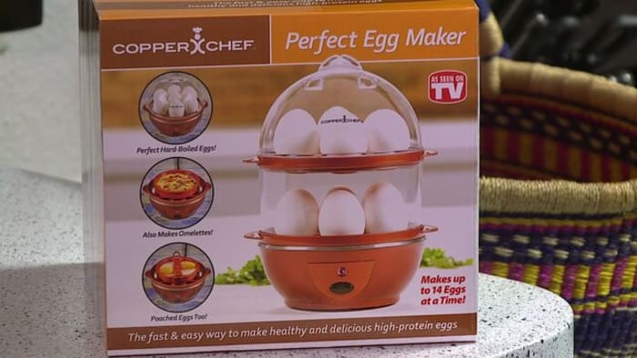 how to use the copper chef perfect egg maker