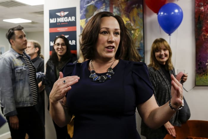 Mj Hegar Leading In Democratic Primary For Senate But Who Will Join Her In A Runoff