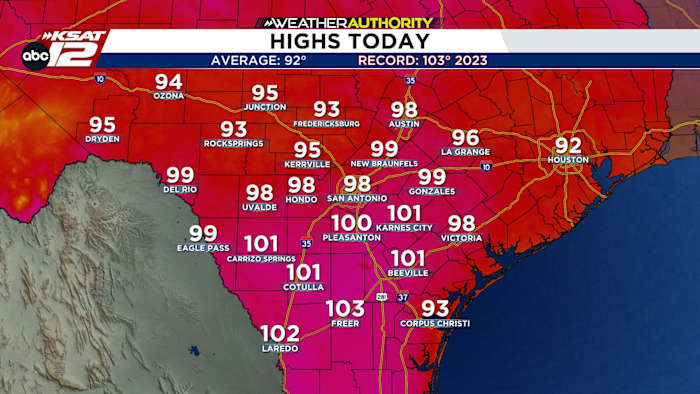 It’ll be a HOT Labor Day. Plus, is there finally a front in sight?