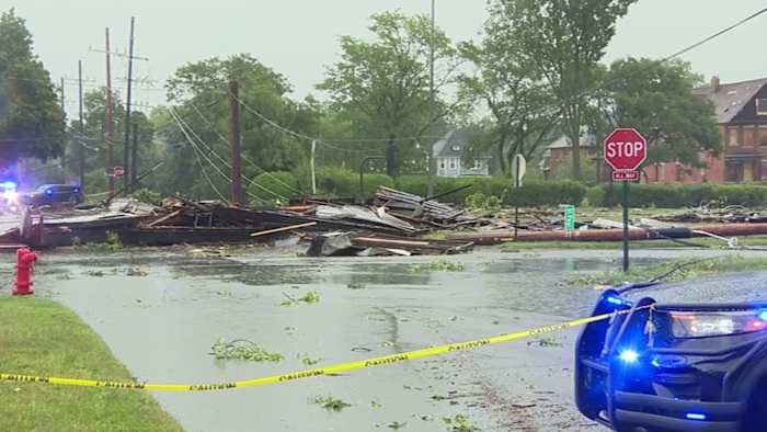 Tornado confirmed on Detroit's east side Thursday, mayor says, the first in nearly 30 years