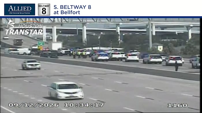 Fatal crash on South Beltway 8 shuts down westbound toll lanes