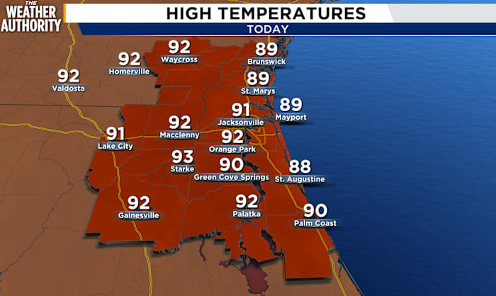 A look at your Thursday Forecast