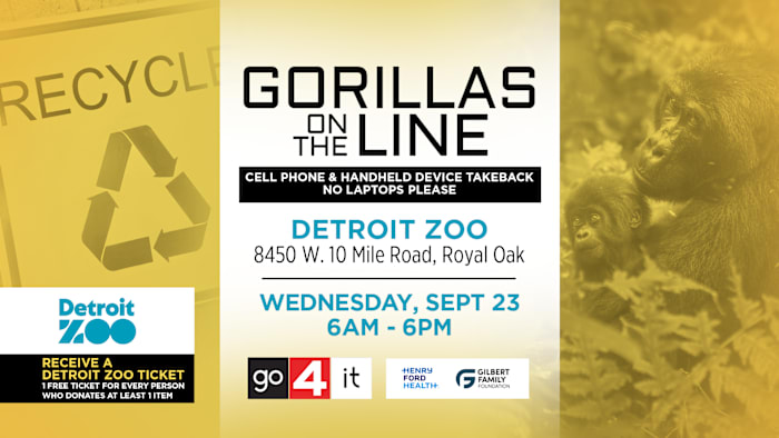 Go 4 It: Help us collect handheld electronic devices to support gorilla conservation initiatives