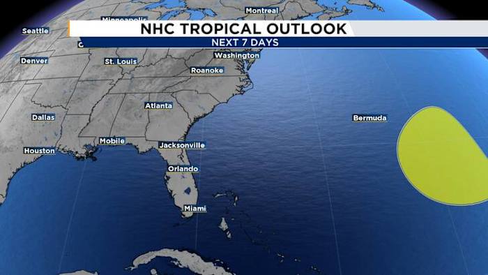 National Hurricane Center identifies spot for potential development