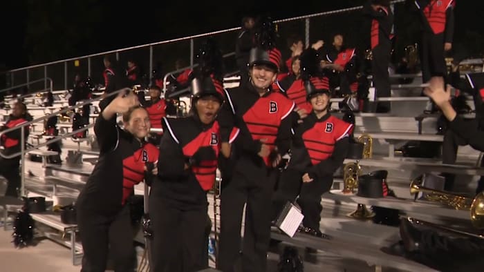 Belleville High School marching band celebrates 100 years with 380+ alumni