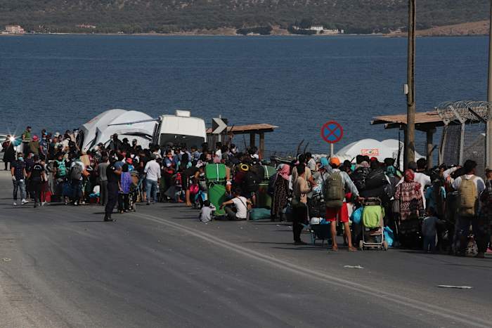Greek minister: 5,000 move into new refugee camp on Lesbos