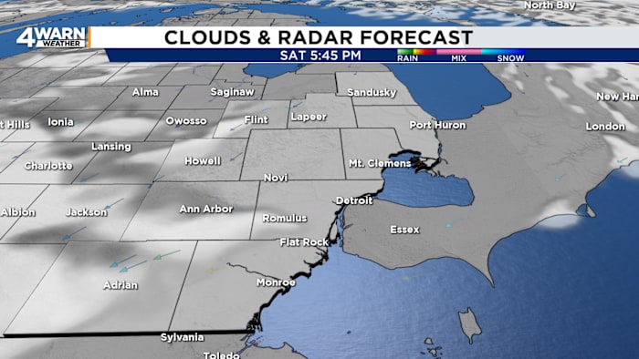 Drier weather and cooler changes to start the weekend in Metro Detroit