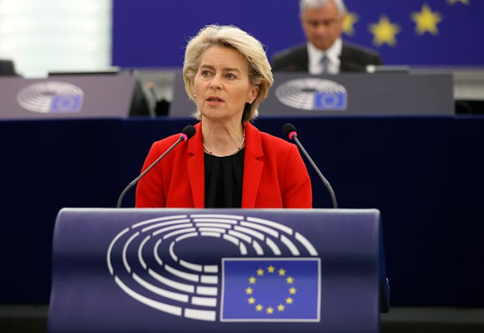 EU chief says key to energy crisis is pushing Green Deal