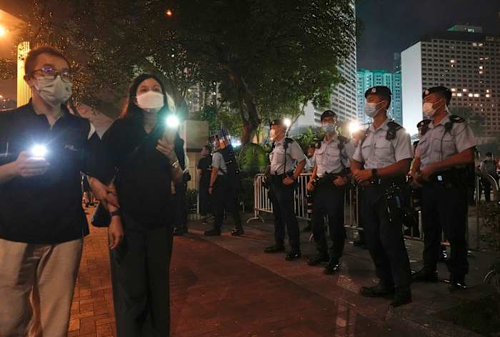 Hong Kong court hears arguments over sentencing for former Tiananmen vigil organizers