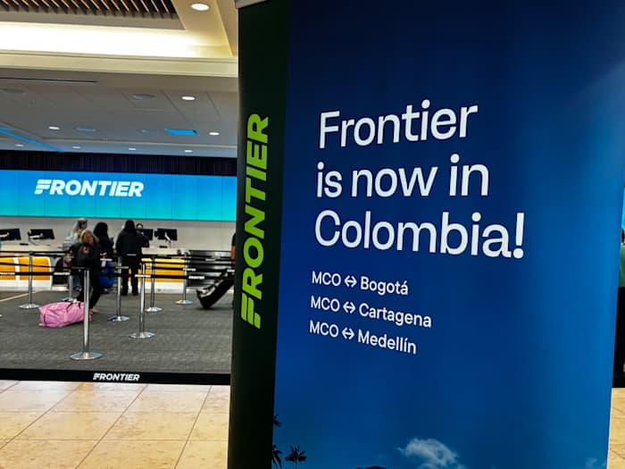 Frontier Airlines announces new nonstop flights from Orlando to Colombia