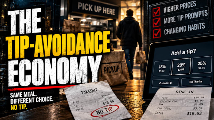Dollars & Sense: The tip-avoidance economy
