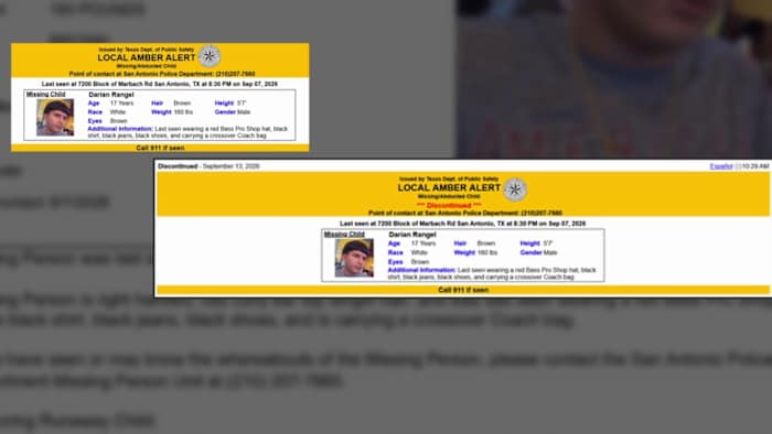 Coverage image for: What we know after 17-year-old who was subject of San Antonio AMBER Alert found dead