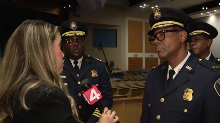 Detroit police chief defends call to activist, denies mayor's involvement