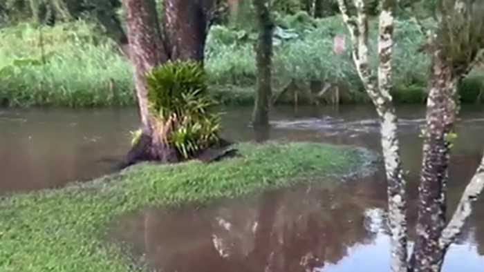 Flooded Oviedo backyards after heavy rain raise concerns along Sweetwater Creek