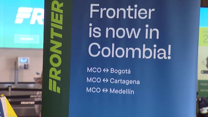 clickorlando.com - Stephanie Rodriguez - Frontier Airlines announces new nonstop flights from Orlando to Colombia
