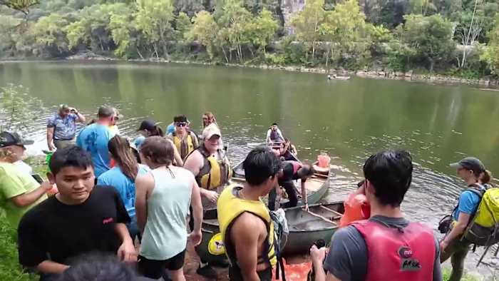 Volunteers hit New River banks for Giles County’s Fall Into the New cleanup event