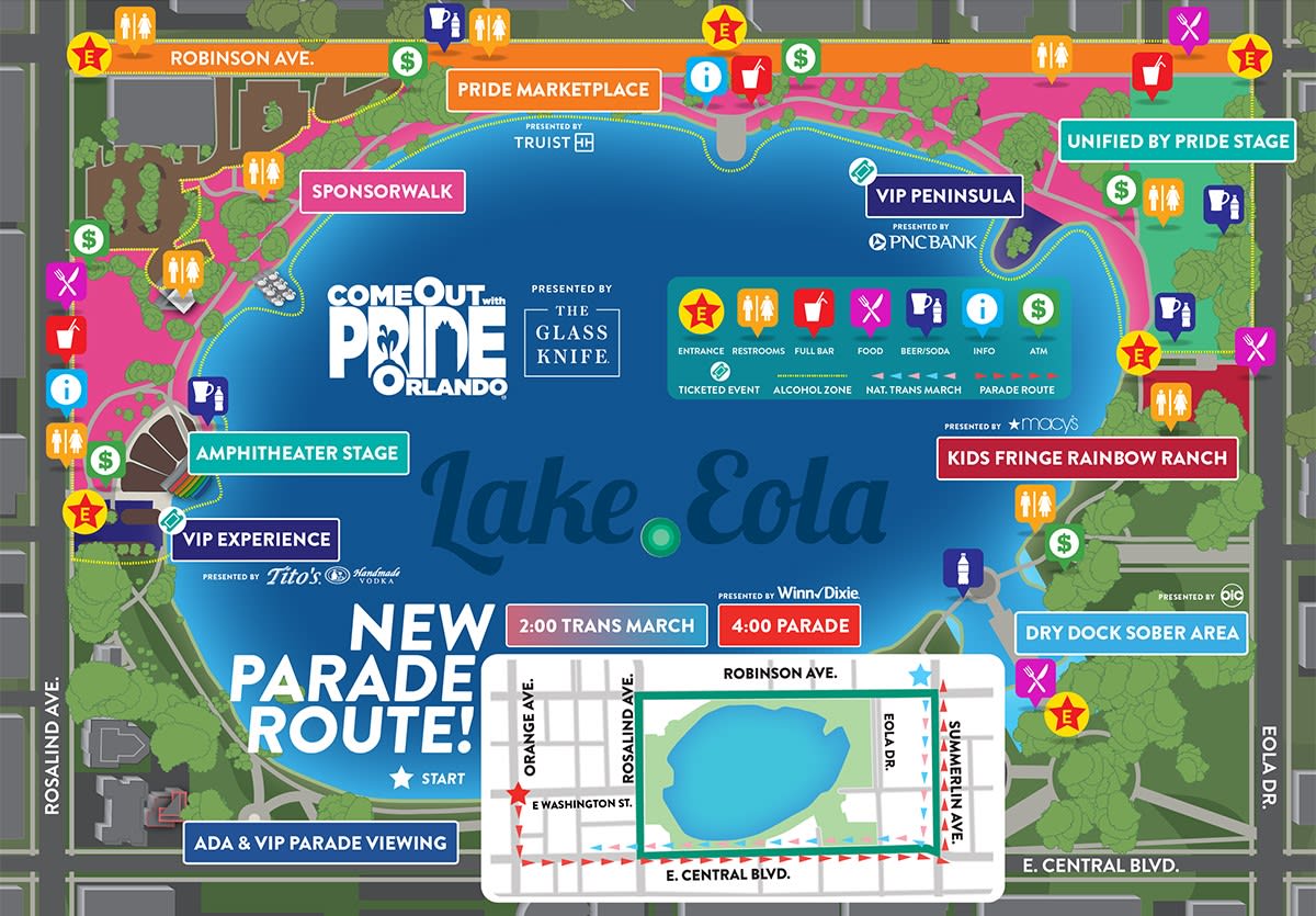 nyc gay pride parade route map