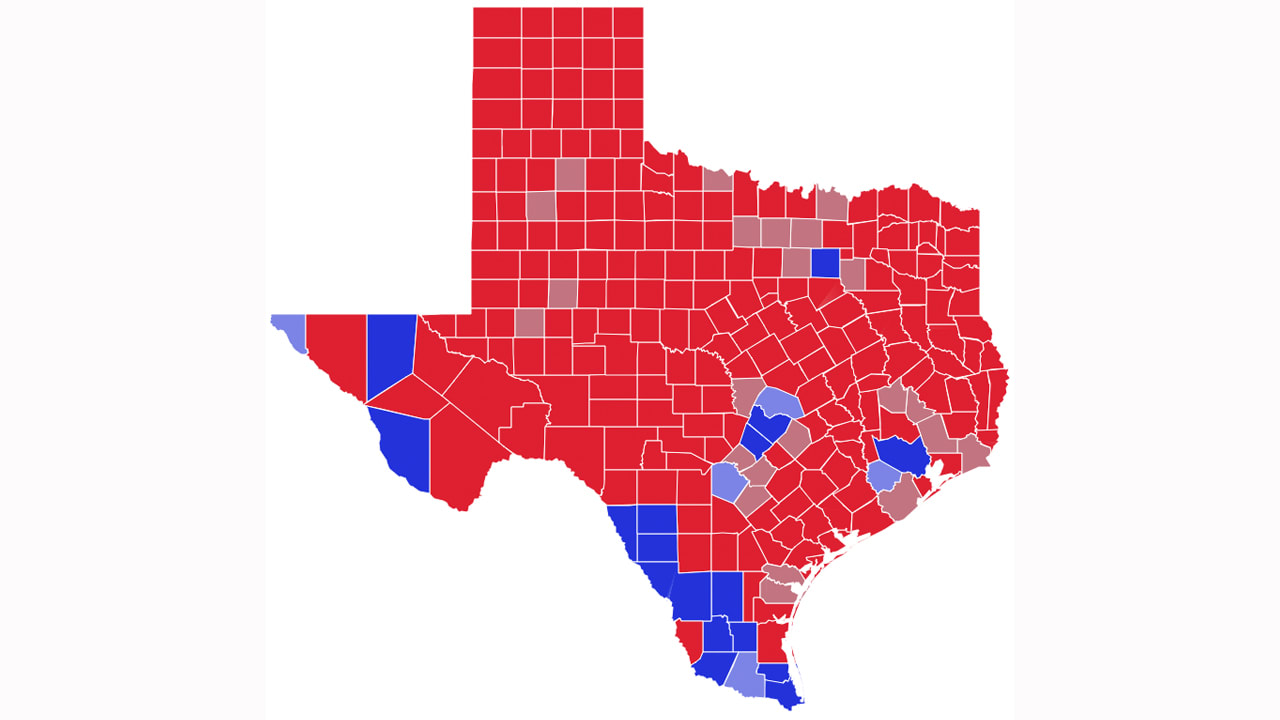270 To Win Historical Maps Has Texas Ever Turned Blue